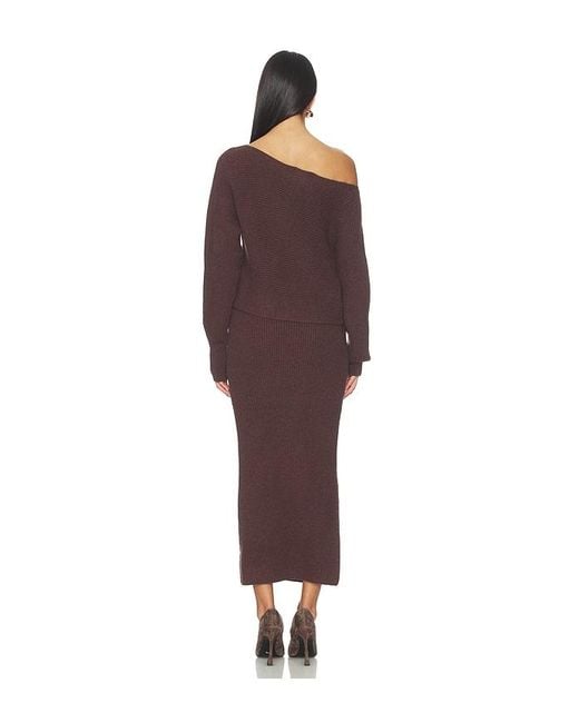ALL THE WAYS Red Sybil Maxi Skirt Set
