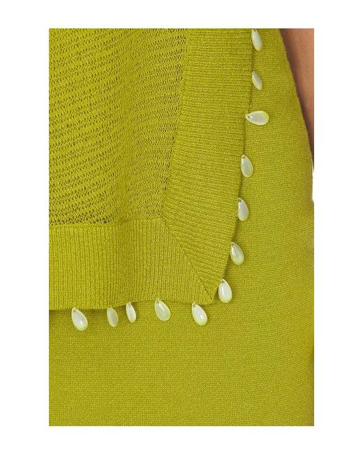 AMUR Yellow Alaia Day Dress