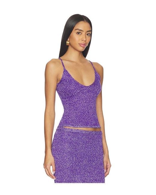 Asta Resort Purple Carolina Camisole