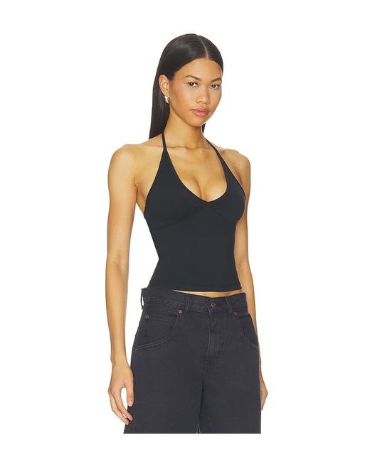 GRLFRND Blue Halter Tank