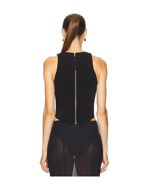 Camila Coelho Black Graciela Top