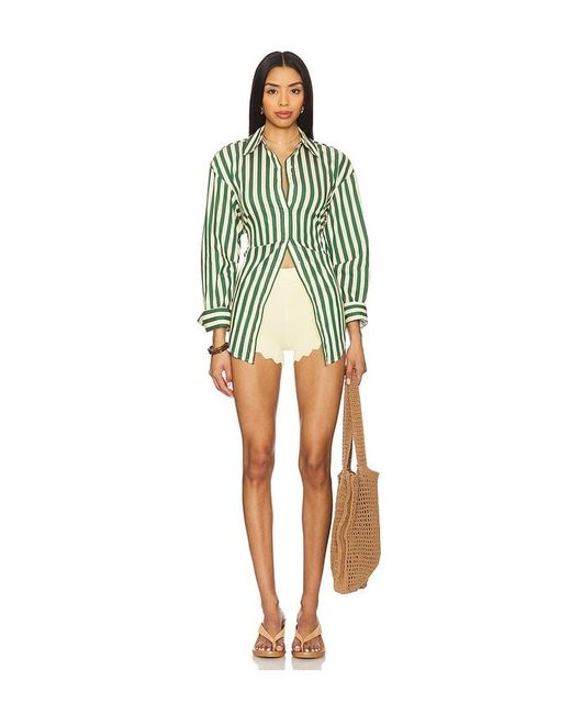 Simon Miller White Loch Poplin Button Up