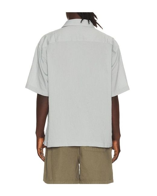 FRAME Gray Light Weight Short Sleeve Shirt for men