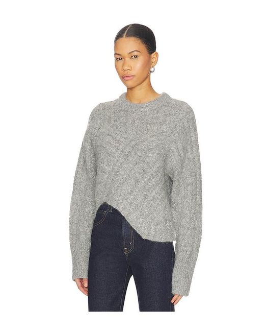 Miaou Gray Clarke Crew Pullover