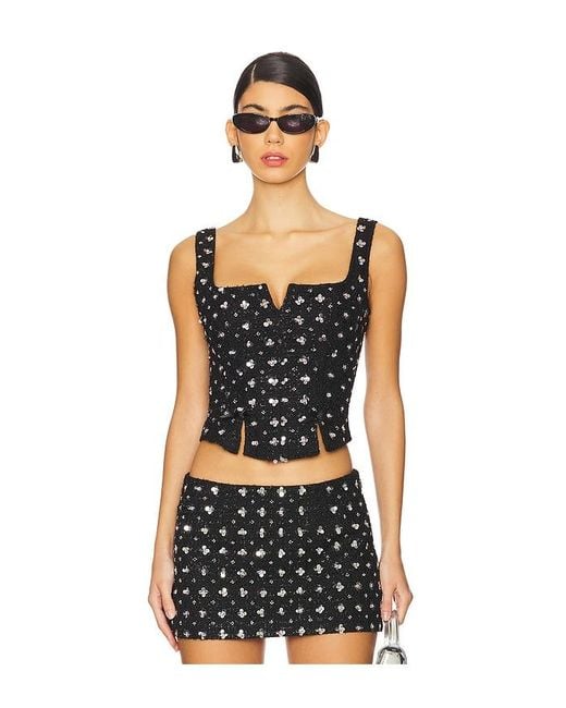 GUIZIO Black Arlo Corset