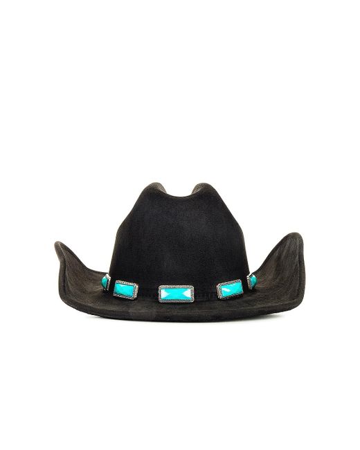 8 Other Reasons Turquoise Cowboy ハット Black