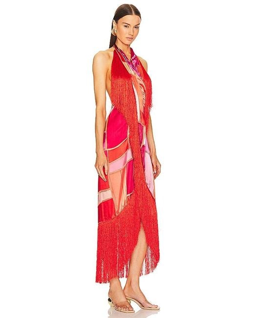 Cult Gaia Red Bianca Coverup Dress