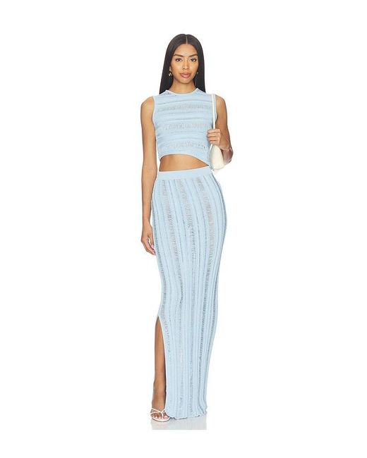 NonChalant Label Blue Jasmine Crop