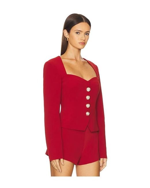 MAJORELLE Red Lori Jacket