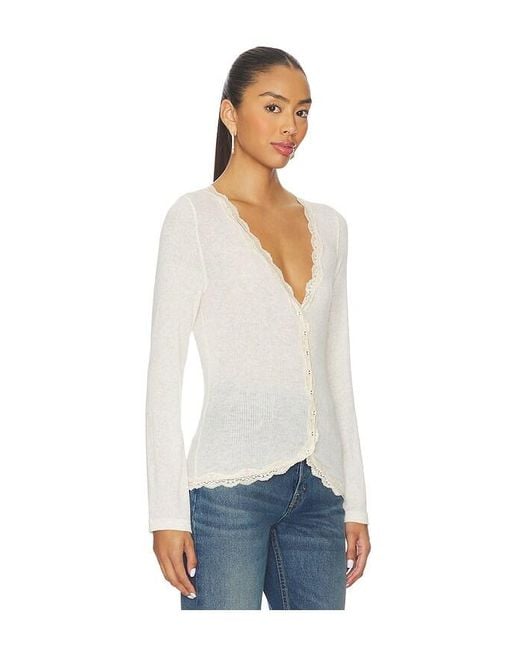 Big Love Cardi En Color Crema Talla (También En M, S, Xl, Xs) Free People de color White