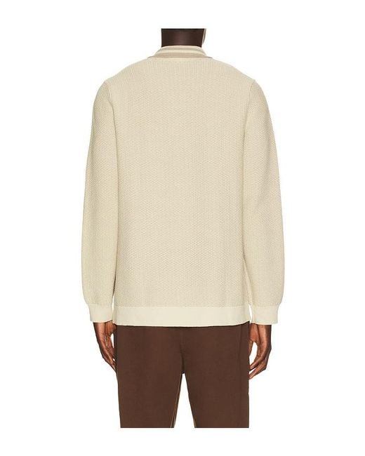 Rhone Natural Back Nine Knit Polo for men