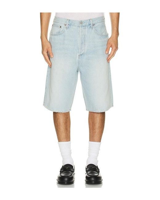 Skate Short En Color Azul Talla (También En 32, 36, 31, 33) Agolde de hombre de color Blue