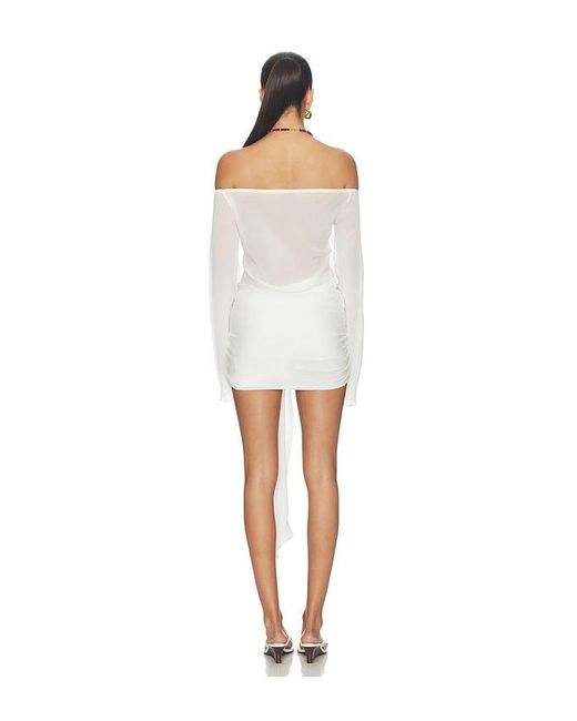 Benni White Bernie Mini Dress