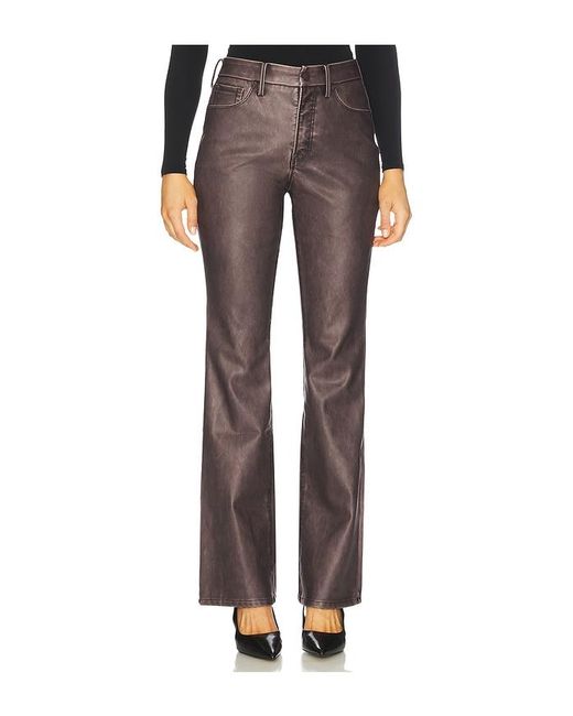 GOOD AMERICAN Gray Good Classic Bootcut Faux Leather Pants