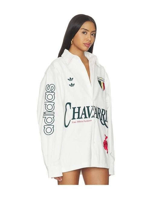 Adidas Originals White Chavarria Dress Shirt