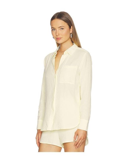 Bobi Natural Button Down Shirt