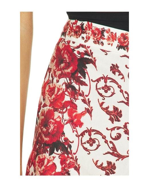 Alice + Olivia Multicolor Hera Back Zip Short