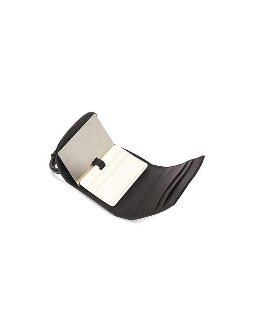 By Far Black Mini Mini Card Holder