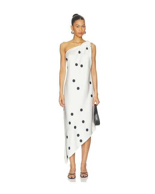Anna October White Mio Midi Dress