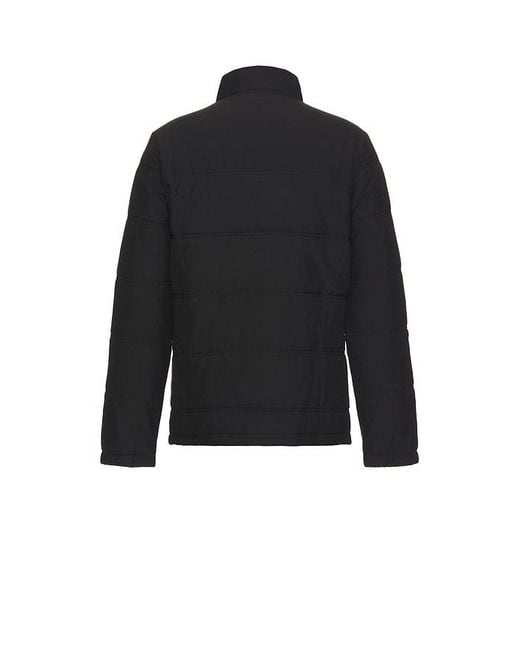 Travis Mathew Black Palisades Puffer Jacket for men