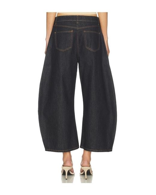 Lioness Black Horseshoe Cropped Jeans