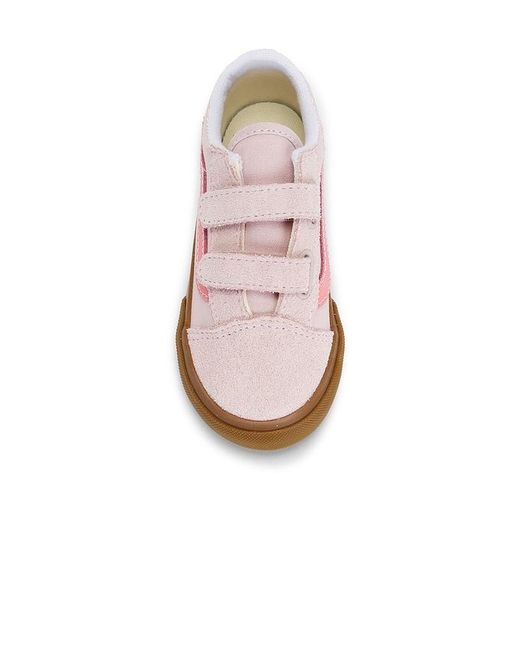 Vans Pink Toddlers Old Skool V Sneaker