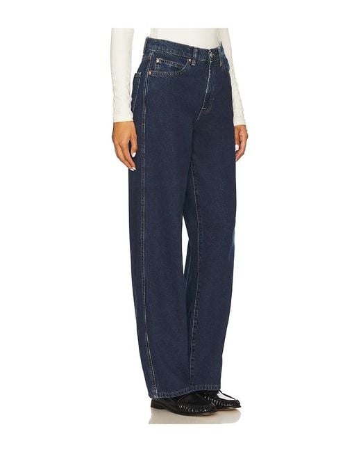DL1961 Blue Kaylen High Rise Soft Curve Straight Jeans