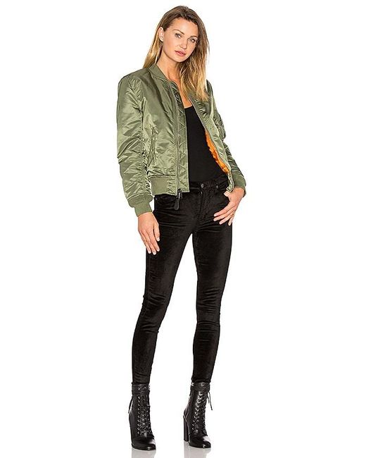 Alpha Industries Green Ma-1 Bomber Jacket (heritage)