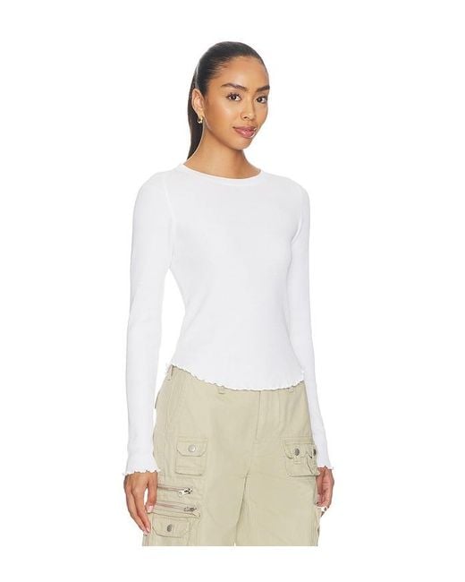 Free People White X We The Free Easy Does It Tee