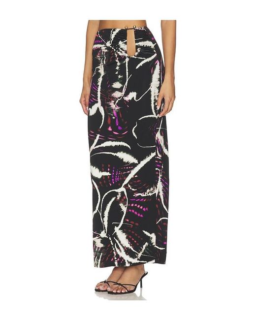 AFRM Black Aven Skirt