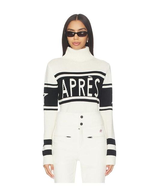 Perfect Moment White Apres Sweater