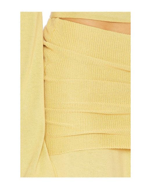 AYA MUSE Yellow Rylin Skirt