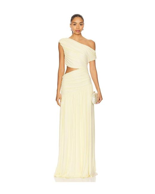 House of Harlow 1960 Natural Abendkleid Lana