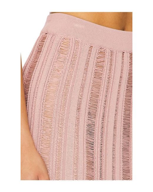 NonChalant Label Pink Maxirock