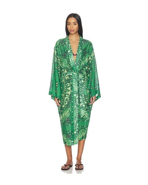 The Attico Green Kimono