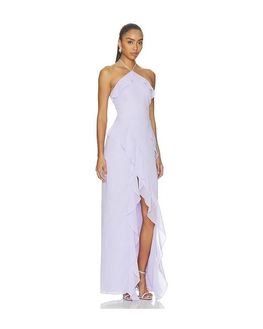Amanda Uprichard White Alessandra Maxi Dress