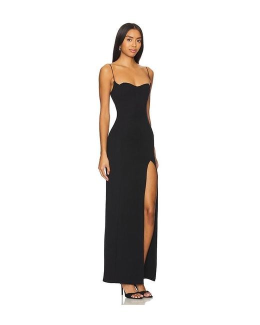Camila Coelho Nova Maxi Dress Black