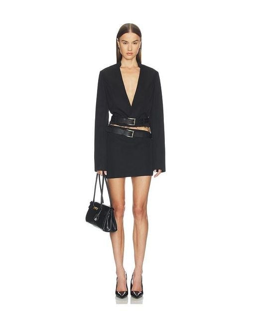 Jade Cropper Black High Waisted Mini Skirt