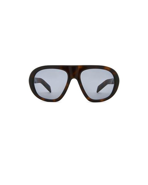 Prada Black Circular Sunglasses for men