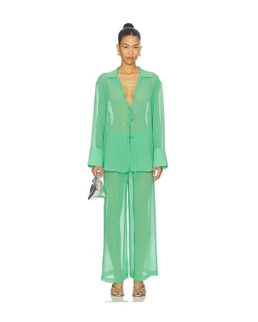 Solid & Striped Green The Jaclyn Tunic