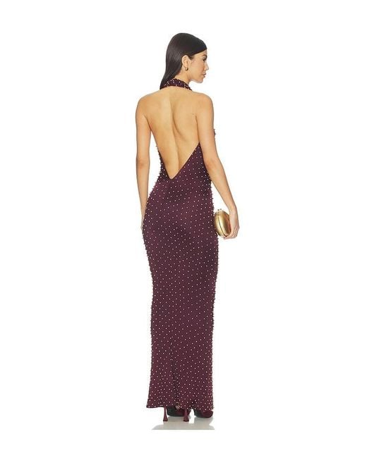 The New Arrivals Ilkyaz Ozel Purple Agel Dress