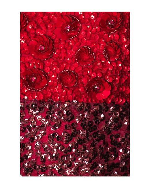 Lovers + Friends Red Rossa Sequin Mini Dress