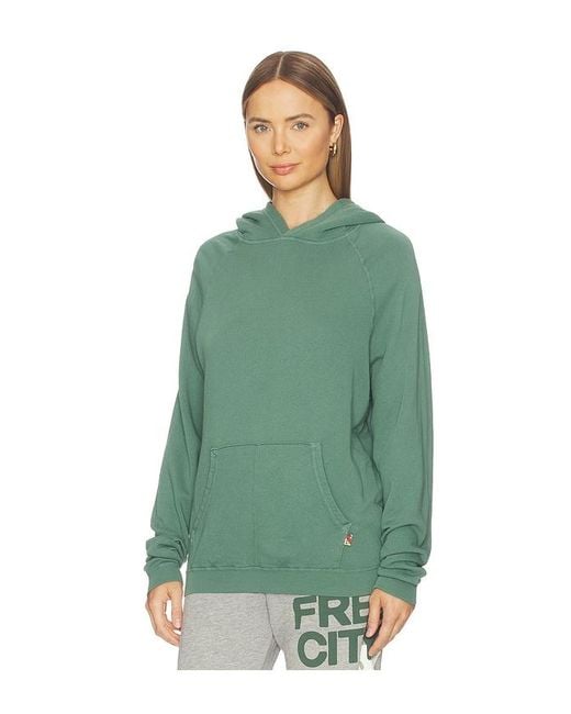 Freecity Green Basicgoodness Fluff Hoodie