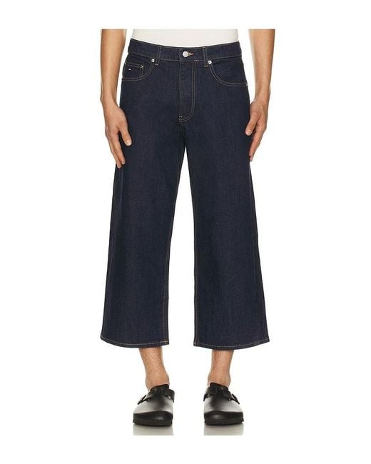 Tommy Hilfiger Blue Jaimie Relaxed Straight Crop Jeans for men
