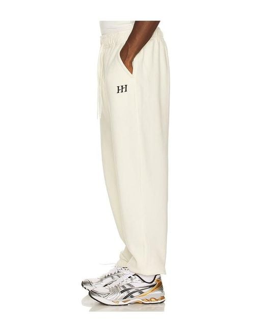 Huega House White Icon Sweatpants for men