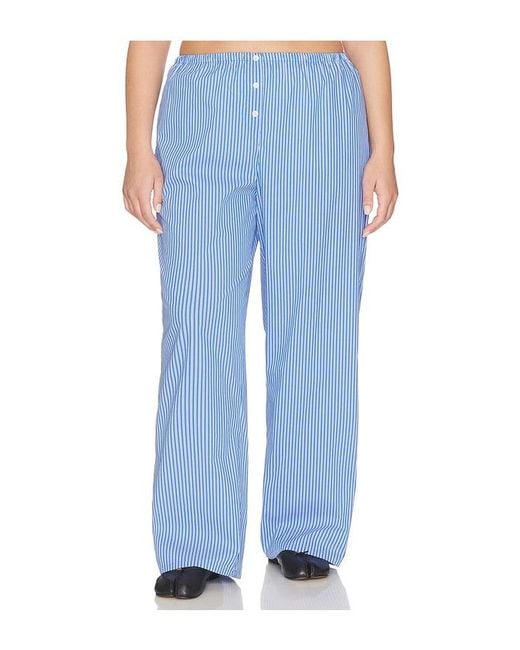 GOOD AMERICAN Blue Poplin Pull On Pants