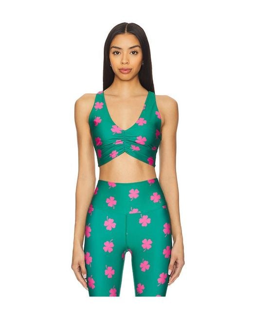 Beach Riot Green Mindy Top