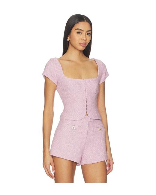 Lovers + Friends Pink Betsy Top