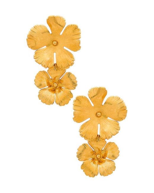 Pendiente Colette En Color Oro Metálico Talla En Jennifer Behr de color Metallic