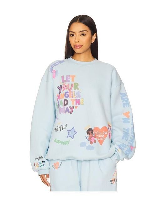 The Mayfair Group White Angels All Around Sweatshirt